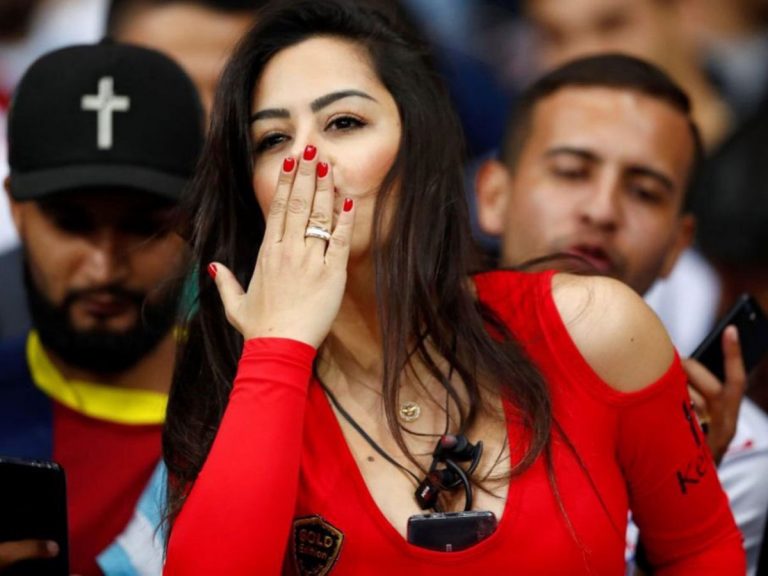 Larissa Riquelme se roba el show en la Copa América 2019