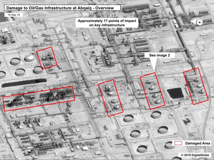 Precio del petróleo se dispara tras ataque a las instalaciones de Aramco